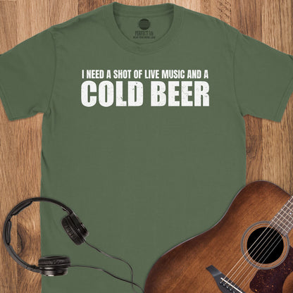 Cold Beer & Music T-Shirt
