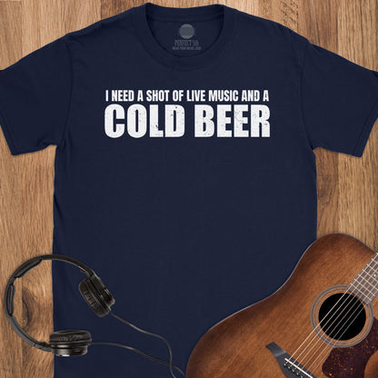 Cold Beer & Music T-Shirt