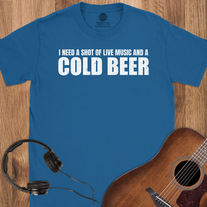 Cold Beer & Music T-Shirt