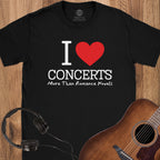 Concerts Over Romance Novels T-Shirt
