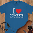 Concerts Over Romance Novels T-Shirt