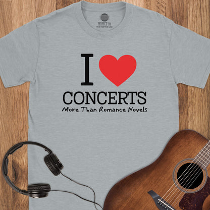 Concerts Over Romance Novels T-Shirt