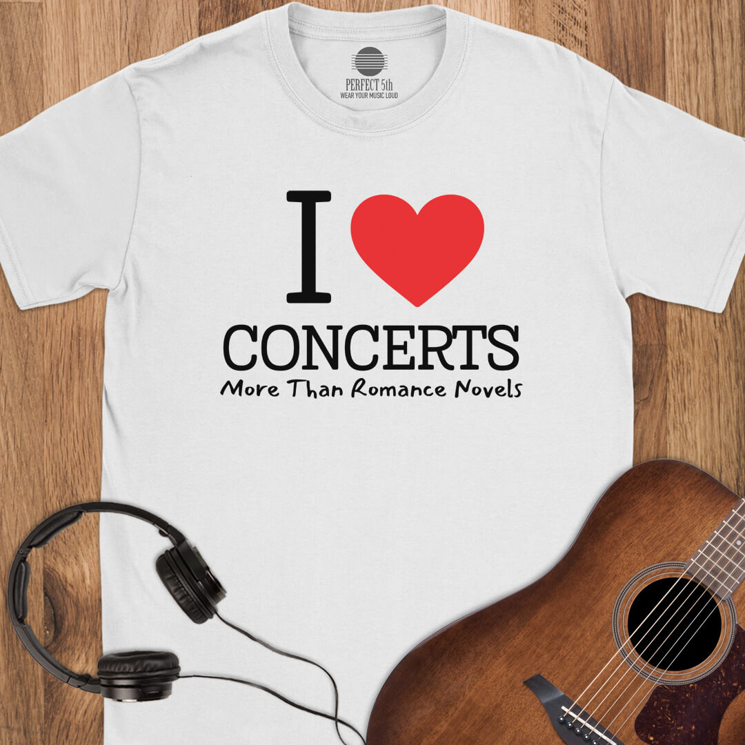 Concerts Over Romance Novels T-Shirt