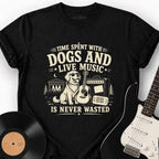 DOGS AND LIVE MUSIC T-SHIRT