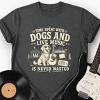 DOGS AND LIVE MUSIC T-SHIRT