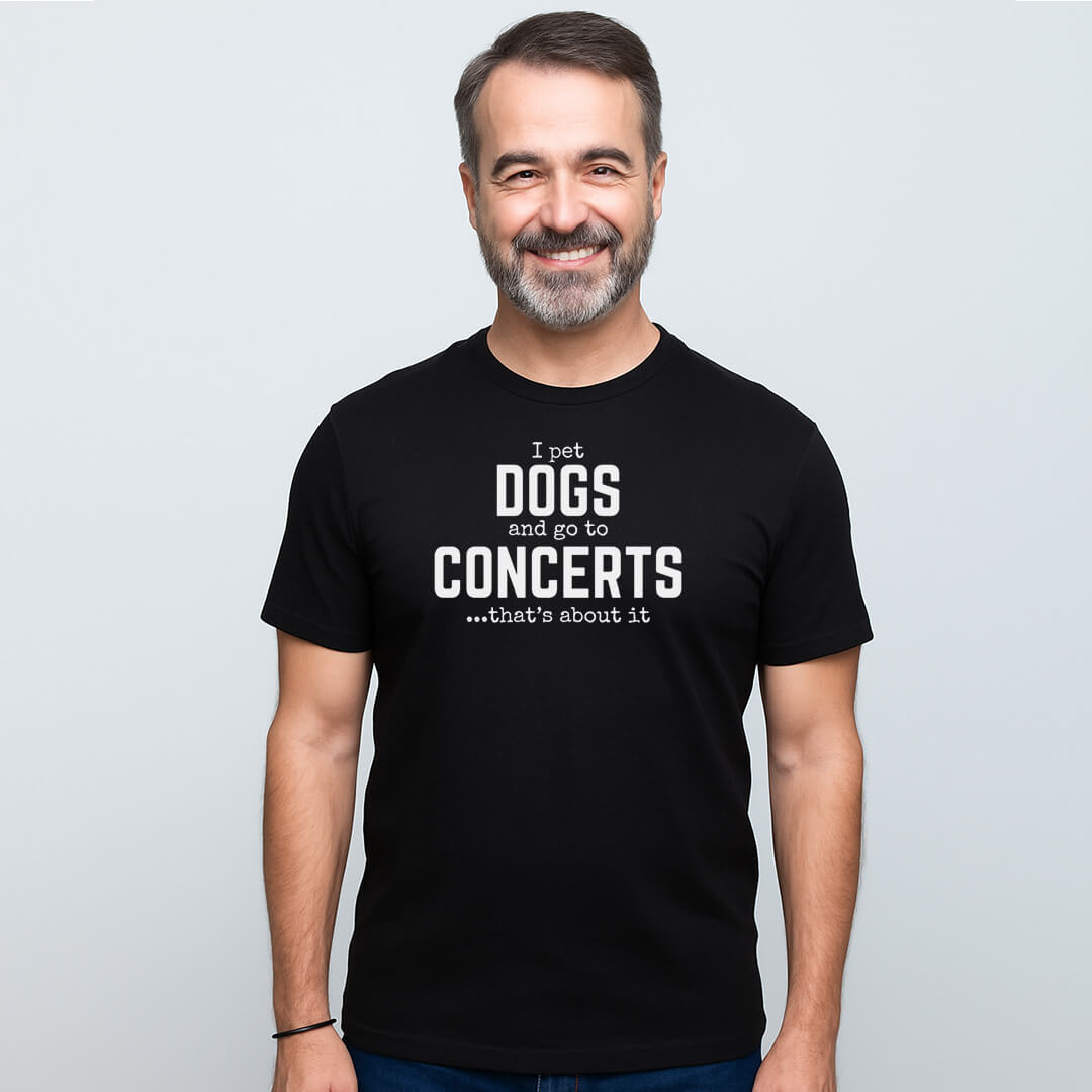 DOGS & CONCERTS T-SHIRT