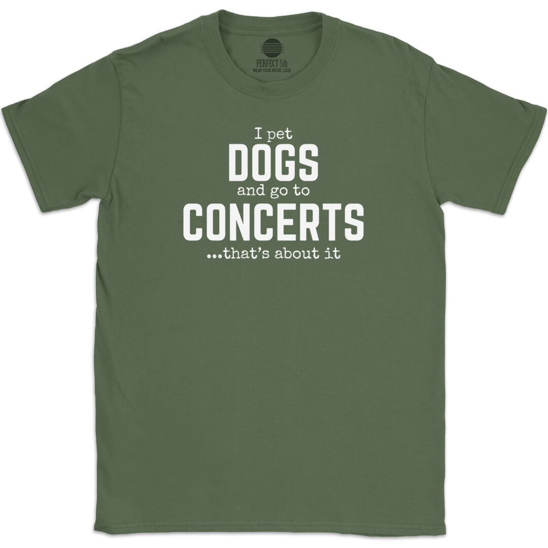 DOGS & CONCERTS T-SHIRT