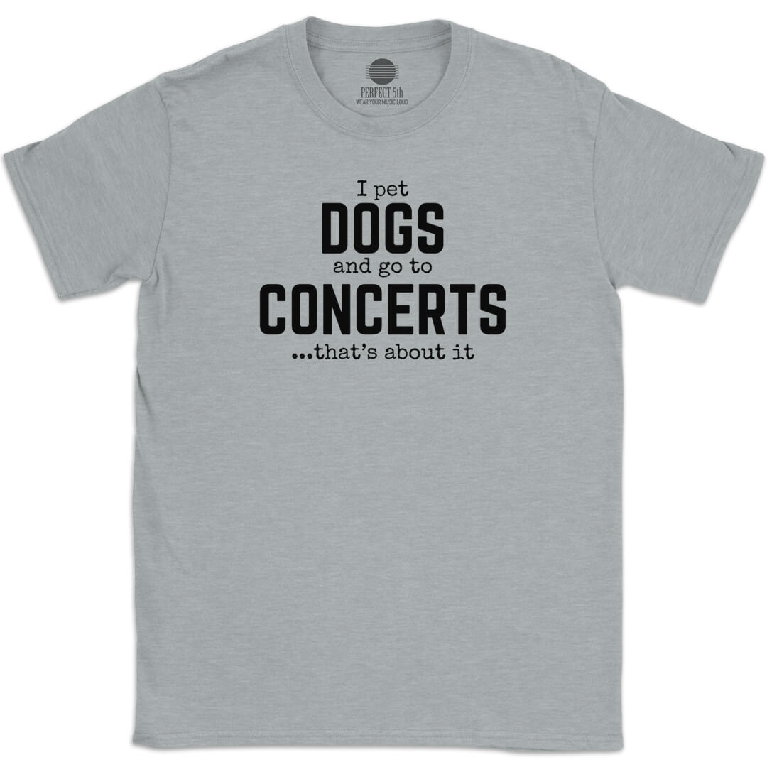 DOGS & CONCERTS T-SHIRT