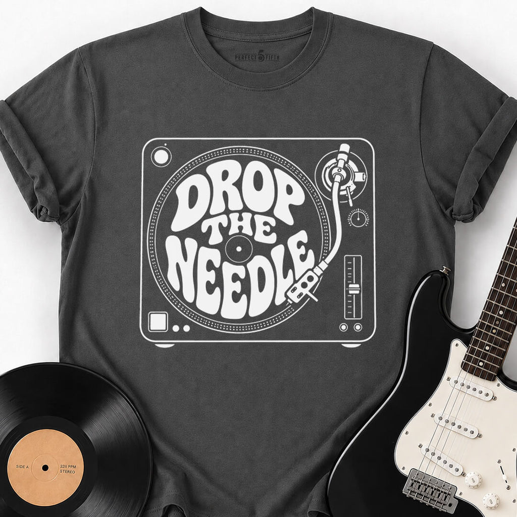DROP THE NEEDLE T-SHIRT