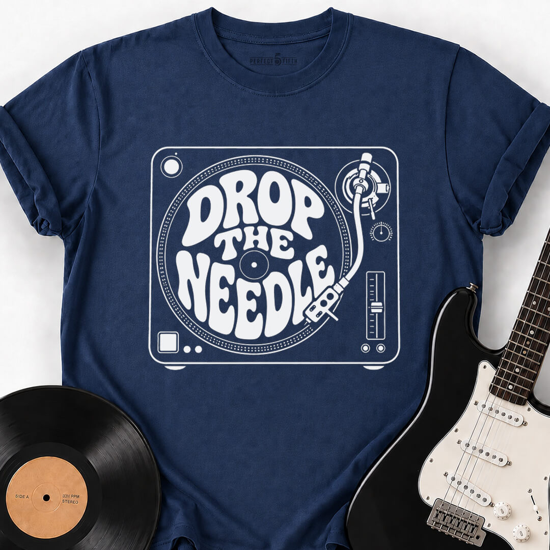DROP THE NEEDLE T-SHIRT