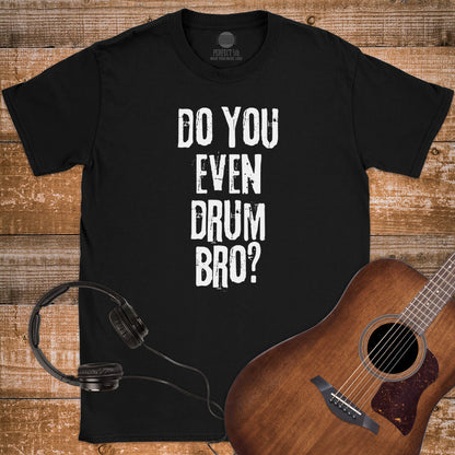 DRUM BRO CHECK T-SHIRT