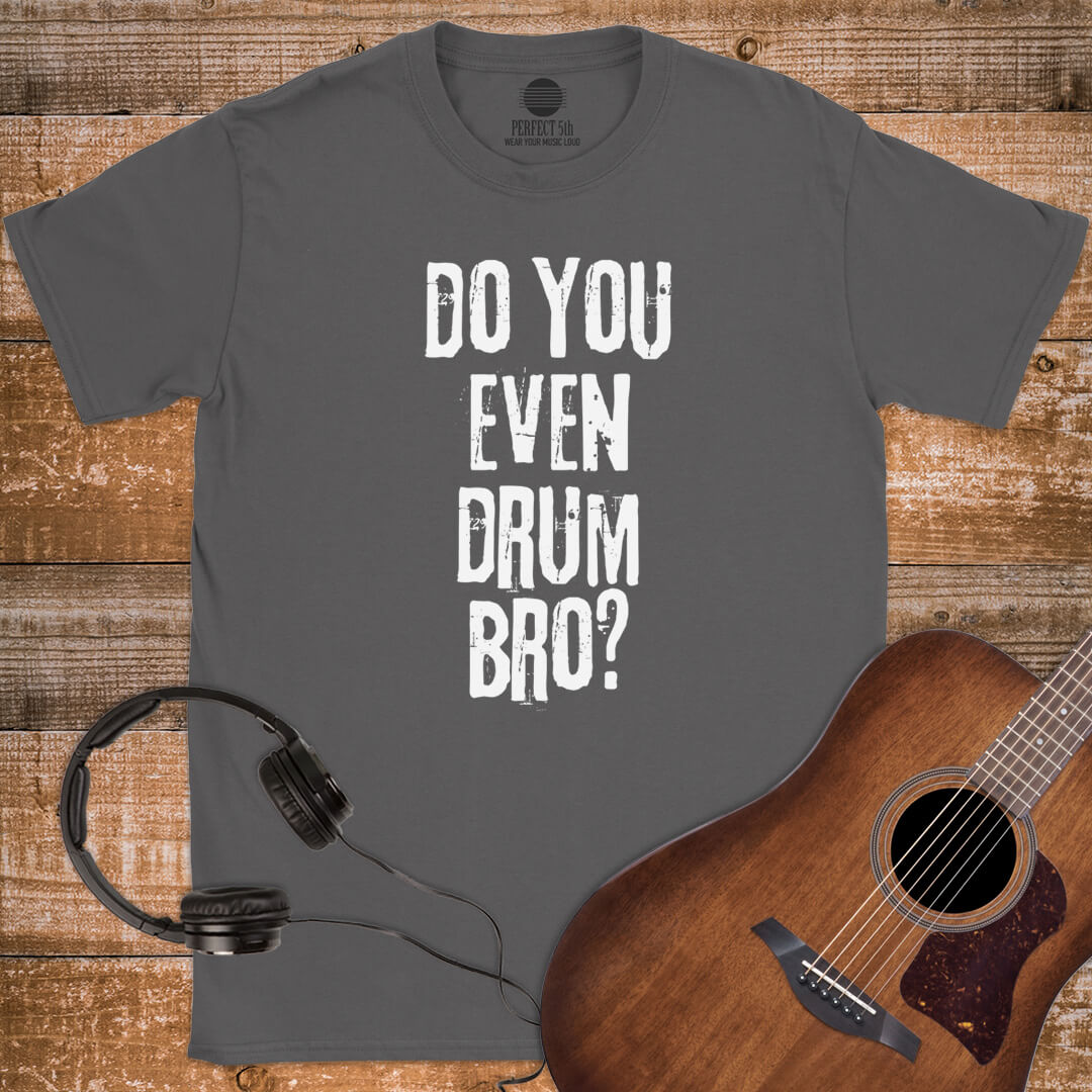 DRUM BRO CHECK T-SHIRT