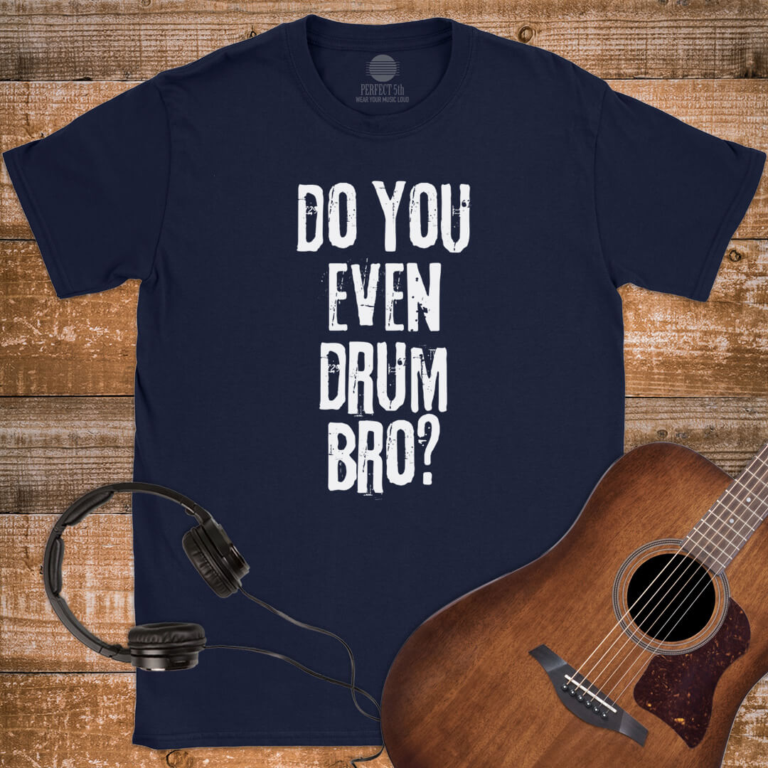 DRUM BRO CHECK T-SHIRT