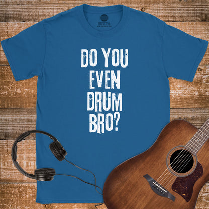 DRUM BRO CHECK T-SHIRT