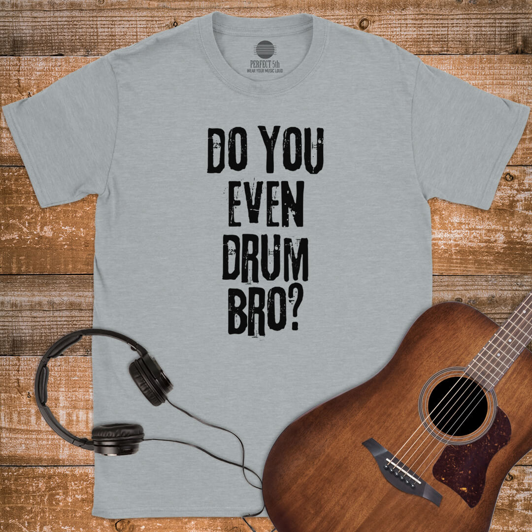 DRUM BRO CHECK T-SHIRT