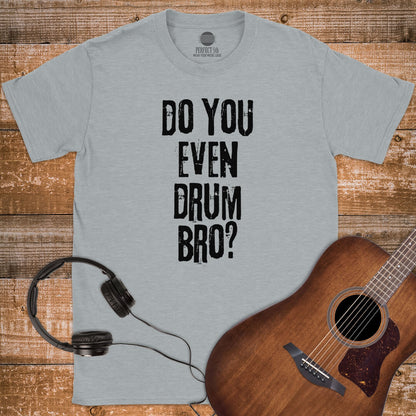 DRUM BRO CHECK T-SHIRT