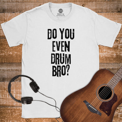 DRUM BRO CHECK T-SHIRT