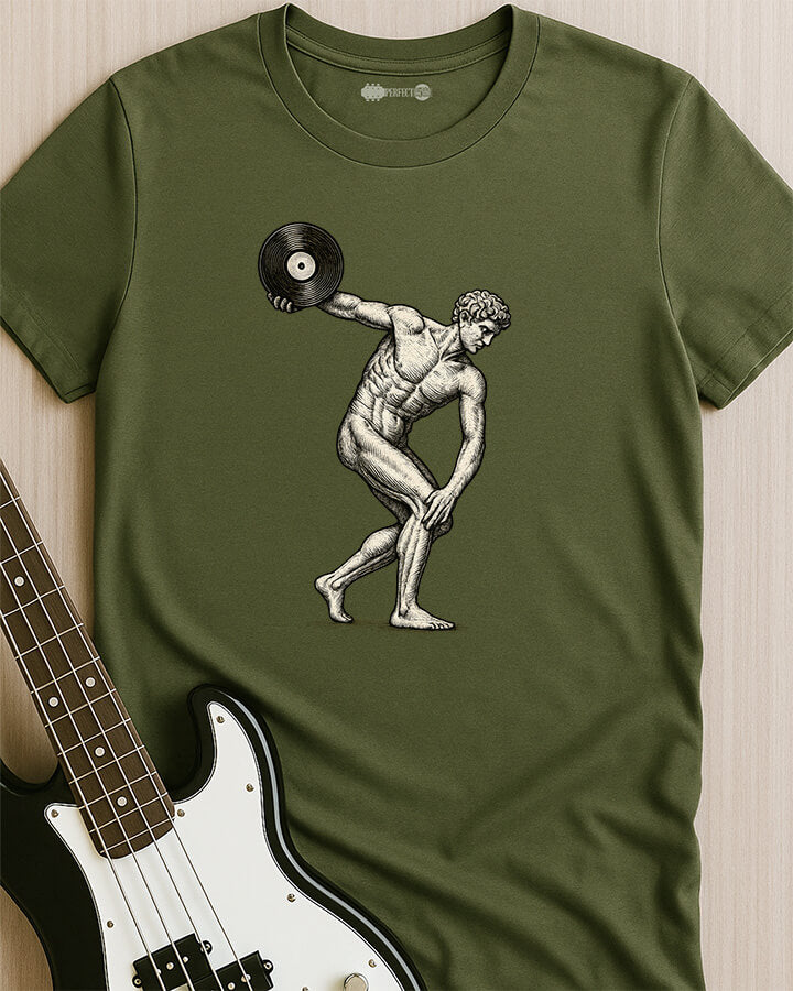 Discobolus of Vinyl T-Shirt
