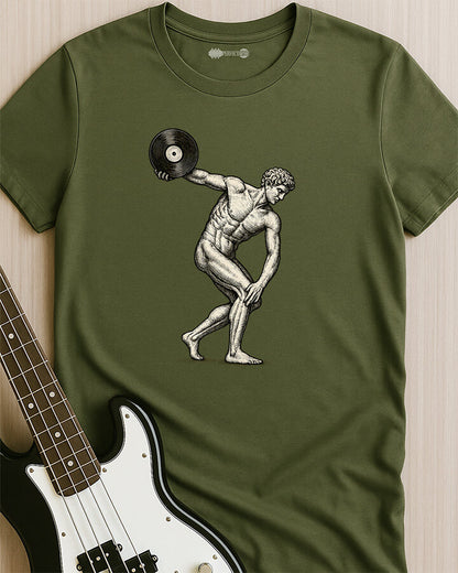 Discobolus of Vinyl T-Shirt