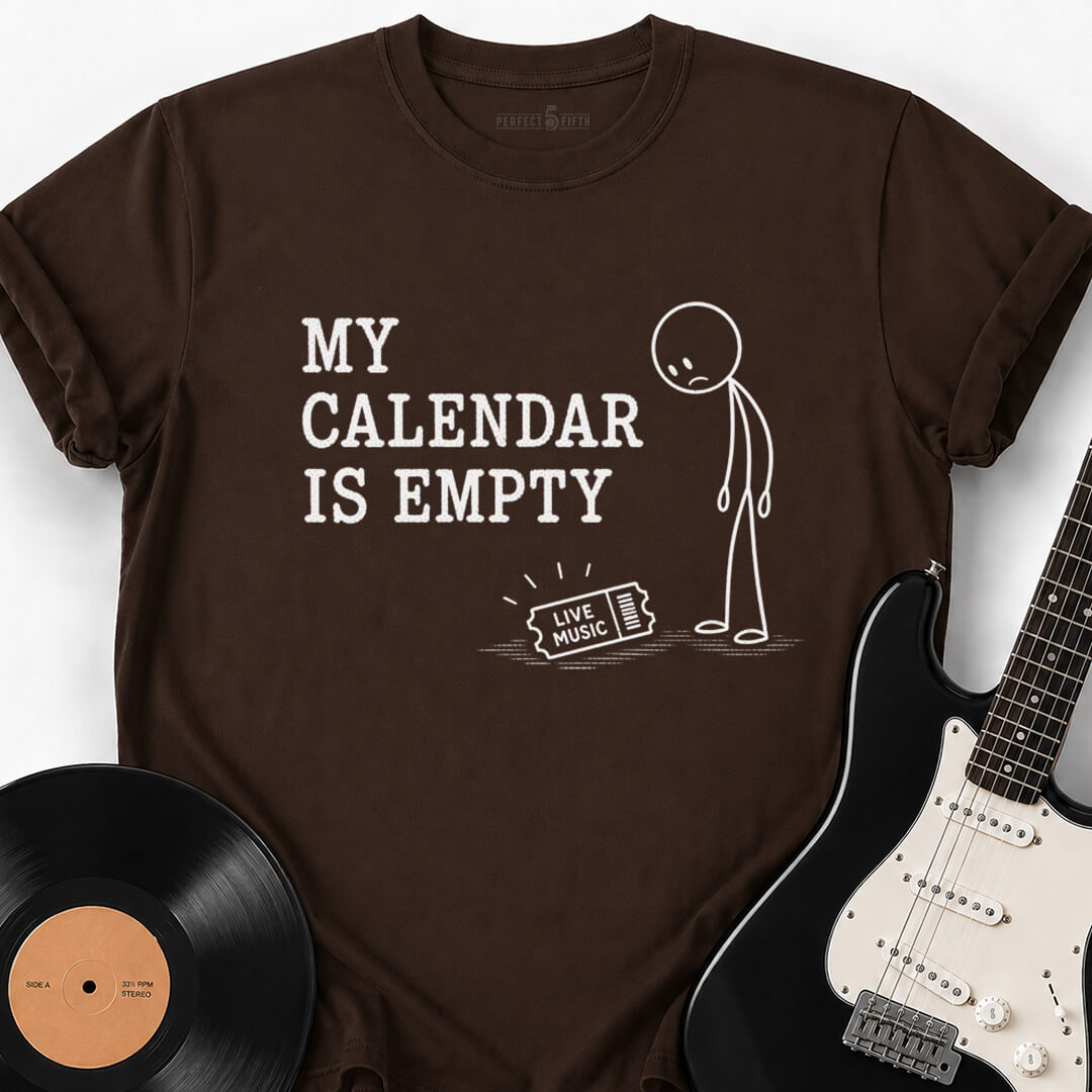 EMPTY CALENDAR T-SHIRT
