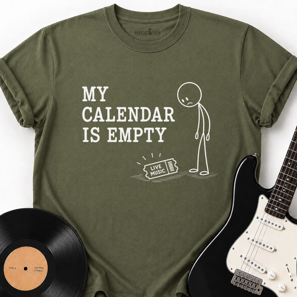 EMPTY CALENDAR T-SHIRT