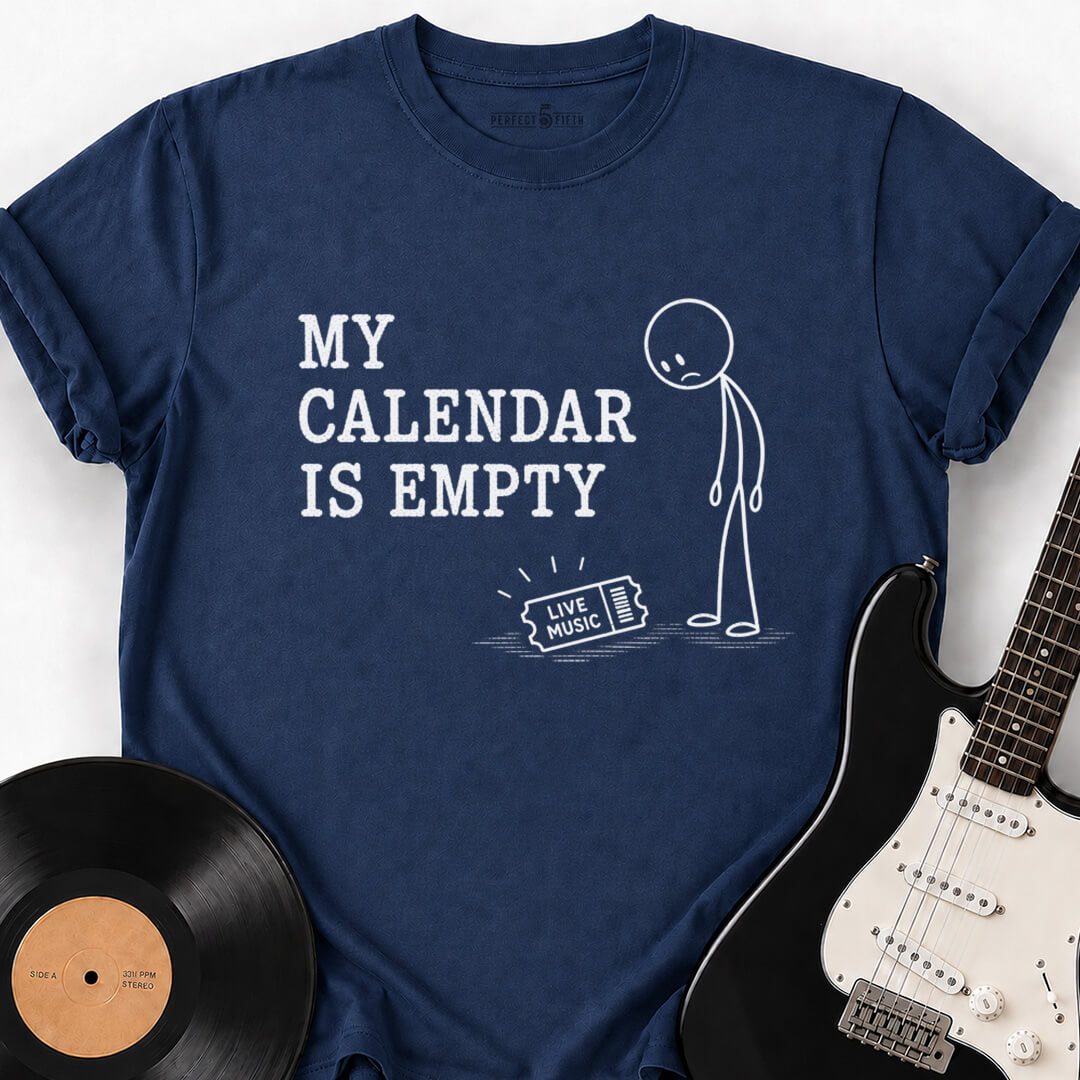 EMPTY CALENDAR T-SHIRT