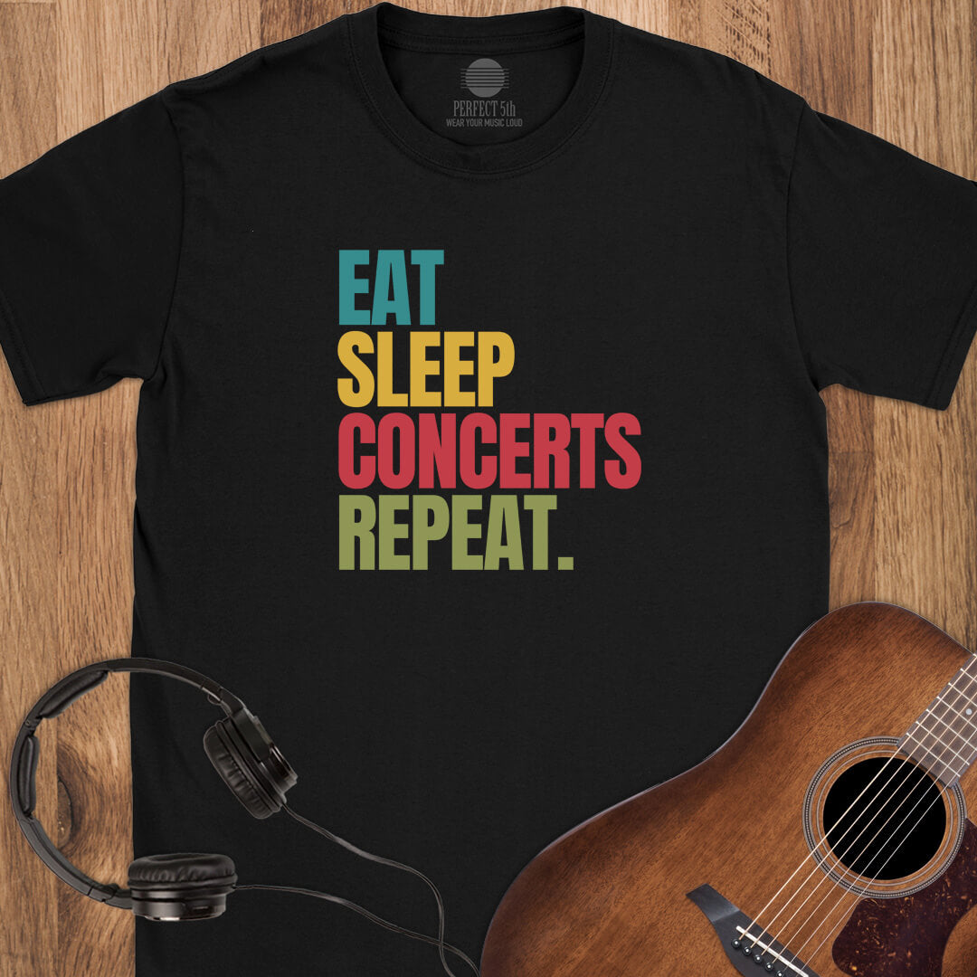 Eat Sleep Concerts T-Shirt