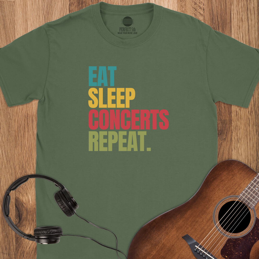 Eat Sleep Concerts T-Shirt