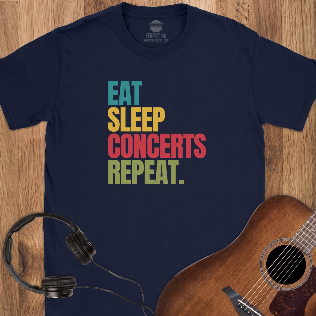 Eat Sleep Concerts T-Shirt