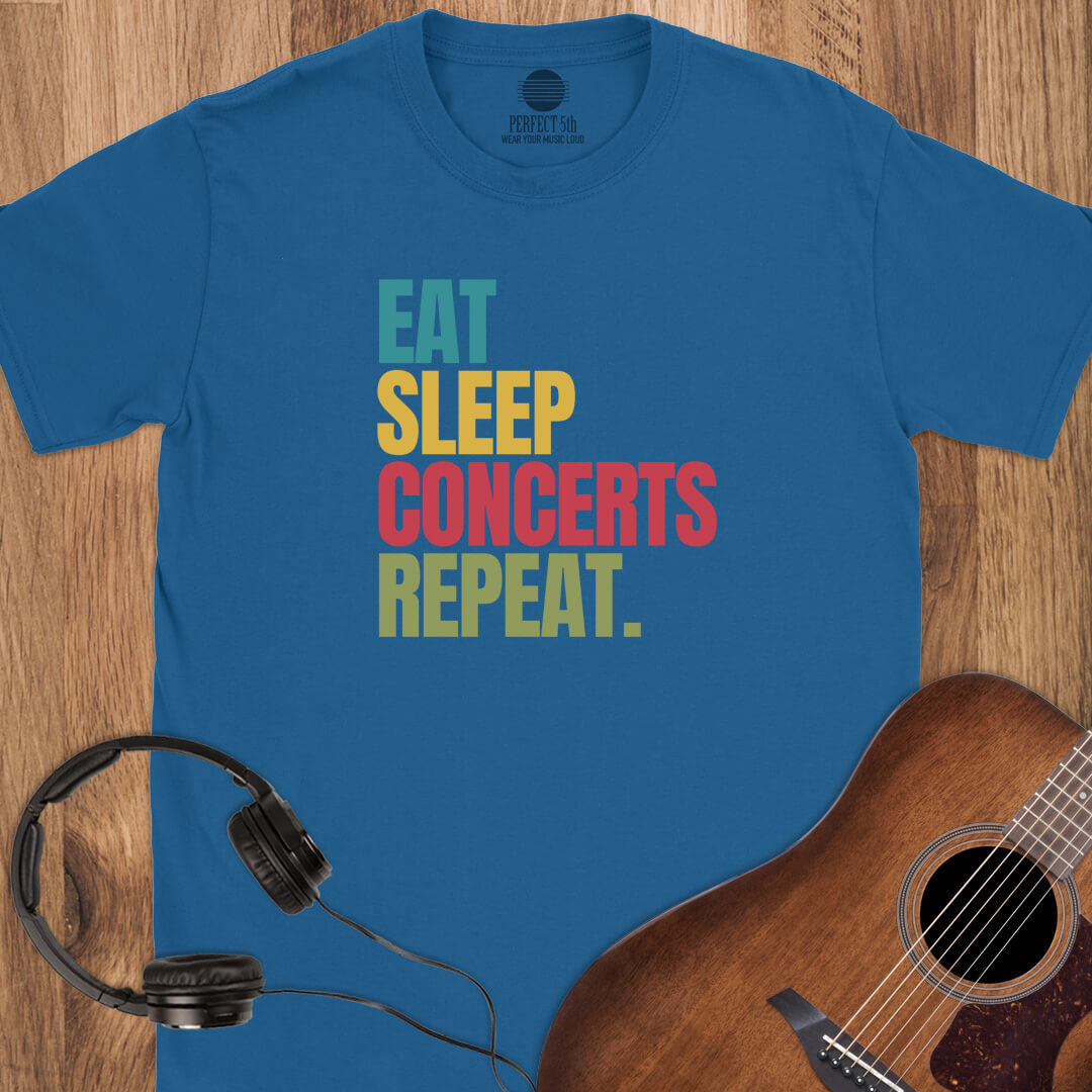 Eat Sleep Concerts T-Shirt