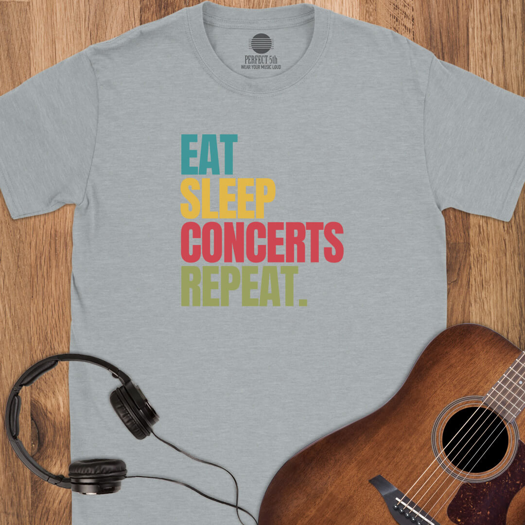Eat Sleep Concerts T-Shirt