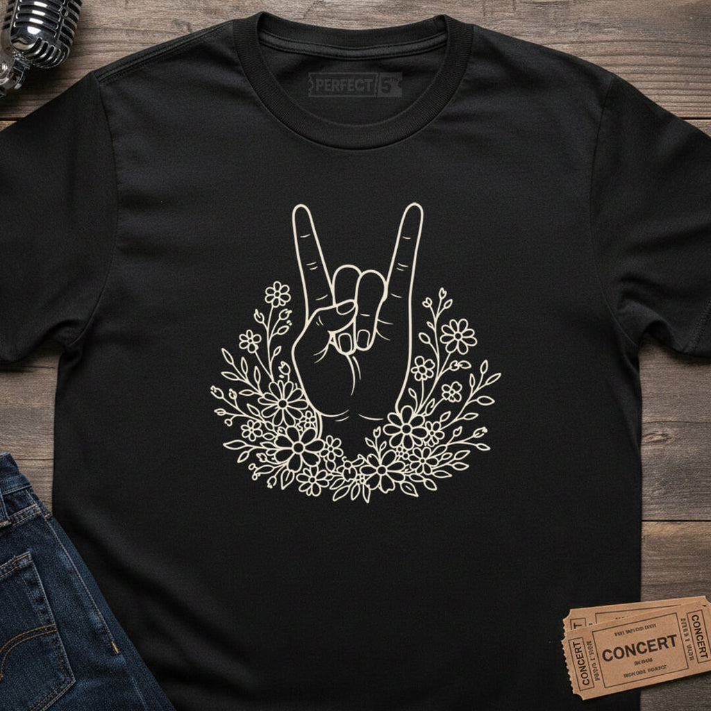 FLOWER POWER ROCK T-SHIRT