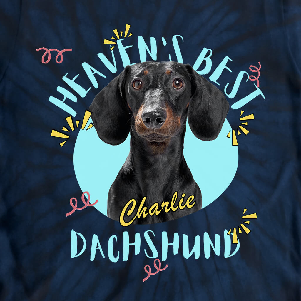 Heaven's Best Dog Tie Dye Custom Tee