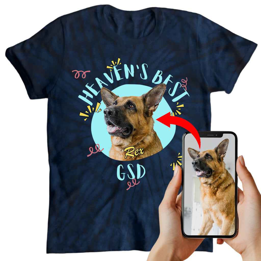 Heaven's Best Dog Tie Dye Custom Tee