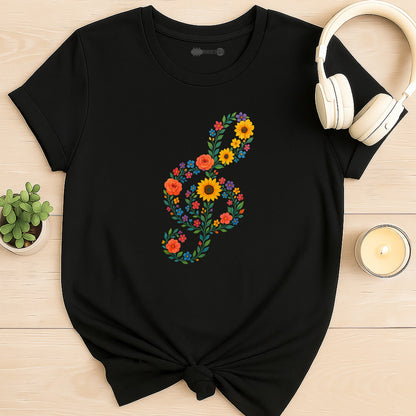 Floral Treble Bloom T-Shirt