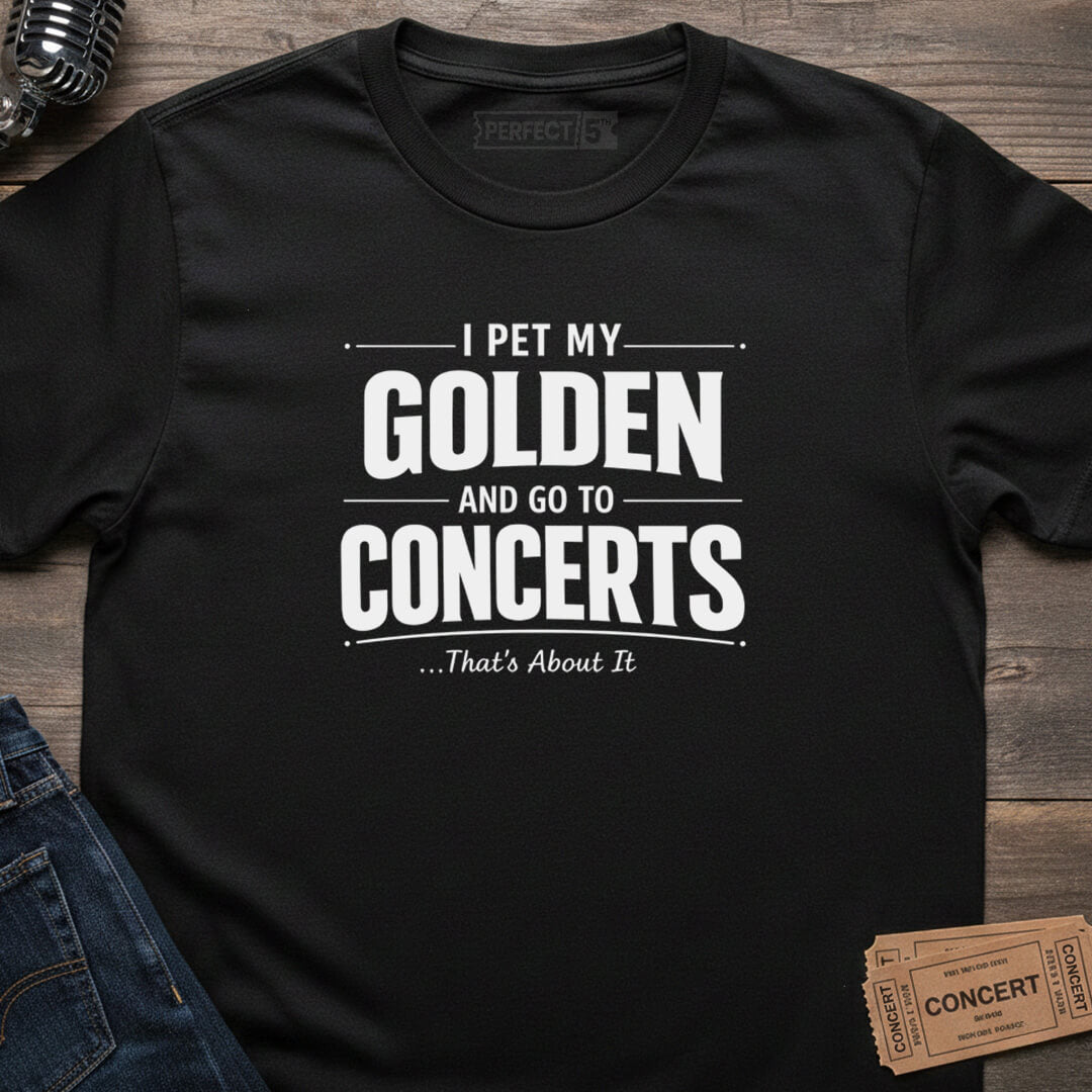 GOLDEN & CONCERTS T-SHIRT