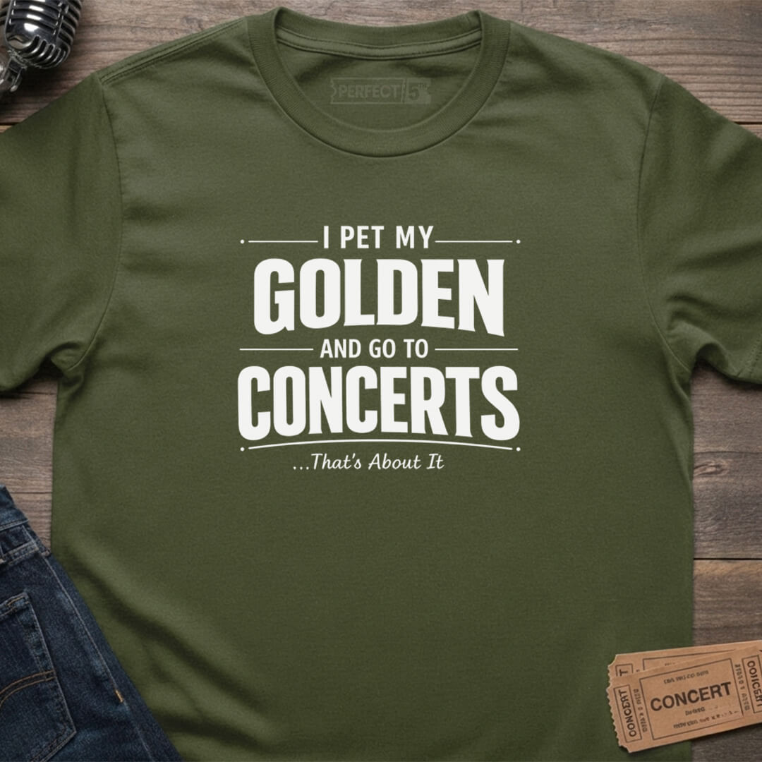 GOLDEN & CONCERTS T-SHIRT