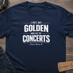 GOLDEN & CONCERTS T-SHIRT