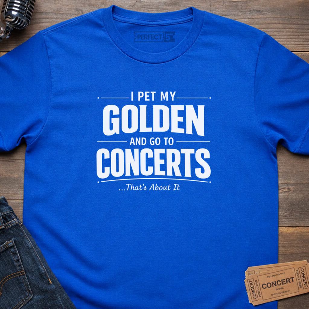 GOLDEN & CONCERTS T-SHIRT