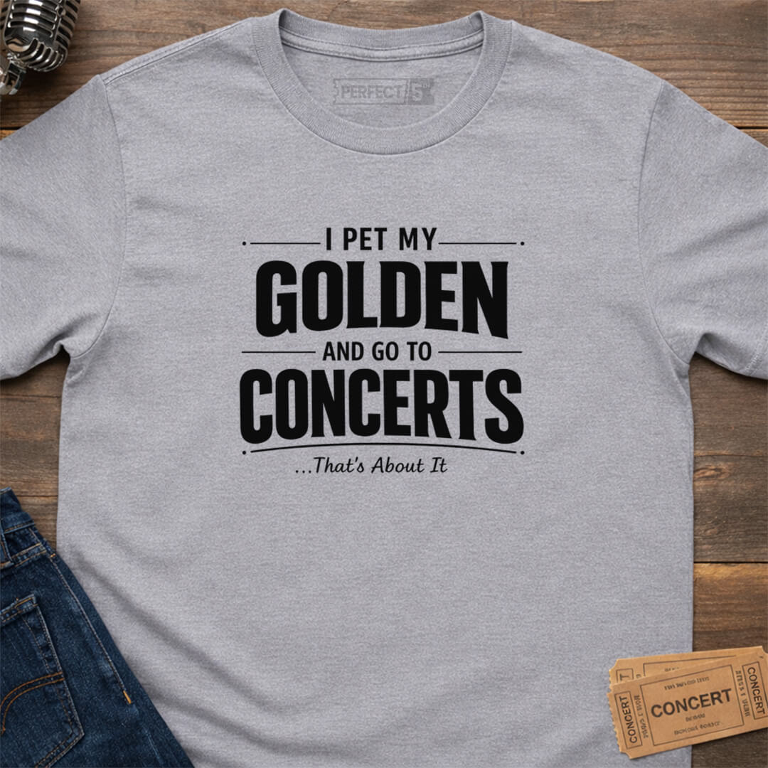 GOLDEN & CONCERTS T-SHIRT