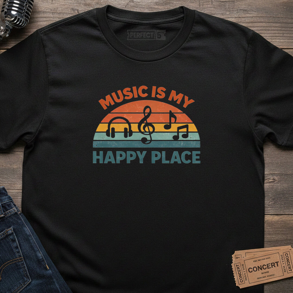 HAPPY PLACE GROOVE T-SHIRT