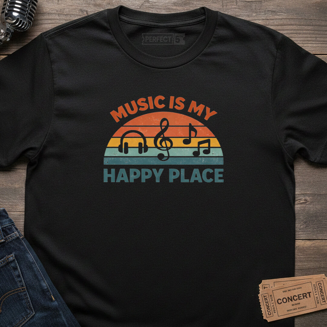 HAPPY PLACE GROOVE T-SHIRT