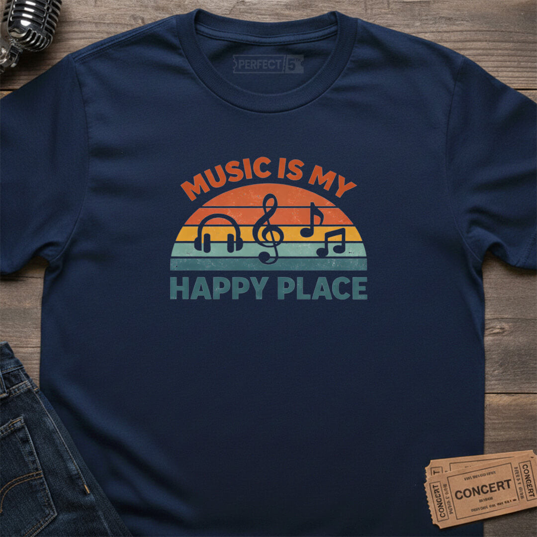 HAPPY PLACE GROOVE T-SHIRT