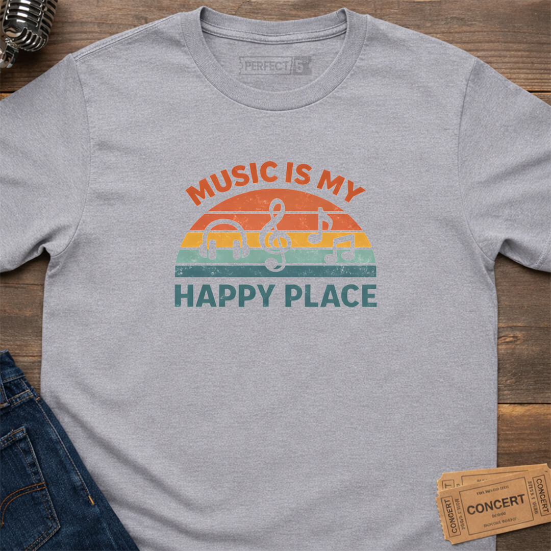 HAPPY PLACE GROOVE T-SHIRT