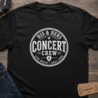 HIS HERS CONCERT CREW T-SHIRT