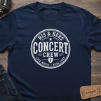 HIS HERS CONCERT CREW T-SHIRT