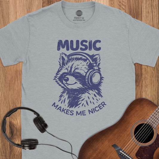 Happy Vibes Raccoon T-Shirt