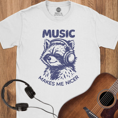 Happy Vibes Raccoon T-Shirt