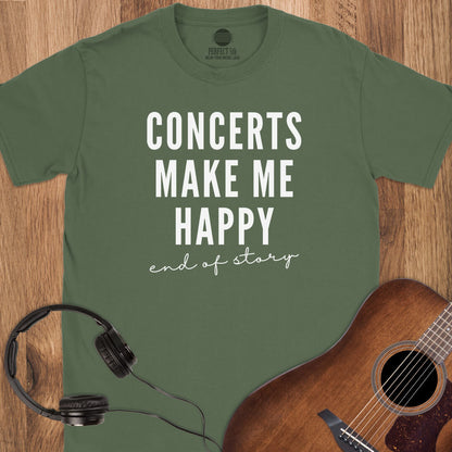 Happy at Concerts T-Shirt