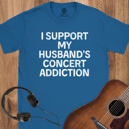 Husband Concert Support T-Shirt
